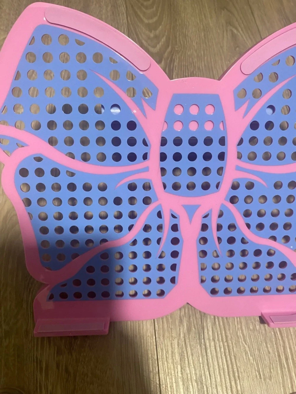 Pink and Purple 3pc Set for Laptop. Laptop stand, wireless mouse and Wrist Rest